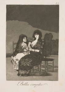 ヒント 作： Francisco de Goya