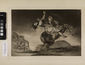 The Horse Kidnapper (女性と馬、誰かに飼いならしてもらう) 作： Francisco de Goya