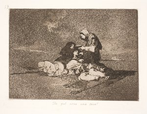1杯が示唆することは何ですか？ (59) 作： Francisco de Goya