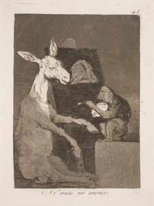 多かれ少なかれ 作： Francisco de Goya