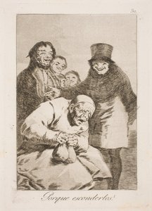 なぜ彼らを救うのですか？ 作： Francisco de Goya