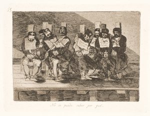 理由は誰にもわかりません (35) 作： Francisco de Goya