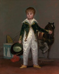 ホセコスタイボネルス（1870年没）、ペピトと呼ばれる、1810年頃 作： Francisco de Goya