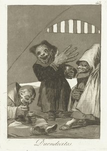 コボルド ピクシーズ 気まぐれ (シリーズタイトル) 作： Francisco de Goya