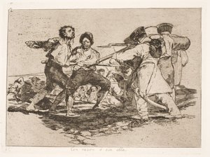 戦争の恐ろしさ 作： Francisco de Goya