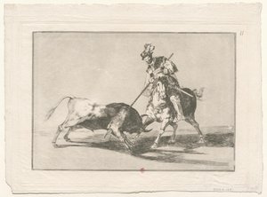 闘牛技法、第11番 作： フランシスコ・デ・ゴヤ