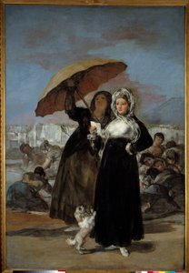 手紙か青年か』フランシスコ・デ・ゴヤ（1746-1828）の絵画 1814年 日1,81x1,25 m リール、ボザール美術館（Musee des Beaux Arts 作： Francisco de Goya
