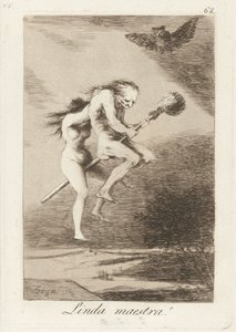 リンダマエストラ！ (かわいい先生!) 作： Francisco de Goya
