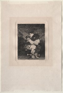 小さな囚人 作： Francisco de Goya