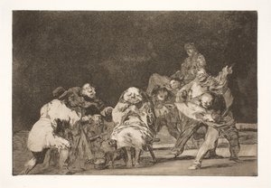 忠誠（あなたを嫌う者は噂話であなたを中傷する） 作： Francisco de Goya