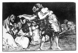 結婚の悪夢、1819-1823 作： Francisco de Goya