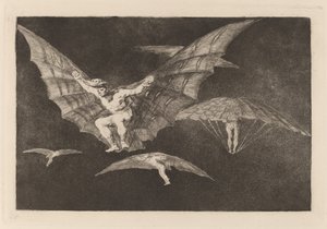 Modo de volar (飛行方法) 作： Francisco de Goya