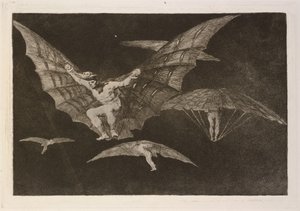 Modo de volar (飛行方法) 作： Francisco de Goya
