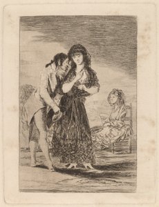 Ni asi la distingue (それでも、彼は彼女を作ることができません) 作： Francisco de Goya