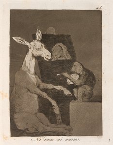 多かれ少なかれ 作： Francisco de Goya