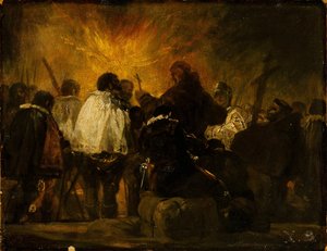 異端審問の夜 作： Francisco de Goya