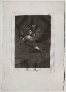 80 の気まぐれ: Bon Voyage 作： Francisco de Goya