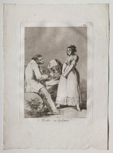 Ochenta Caprichos：怠惰であるほうがいい、1793年から1798年。 作： Francisco de Goya