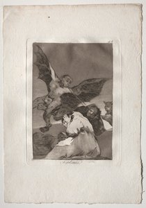 Ochenta Caprichos：Tale-Bearers-Blasts of Wind、1793-1798