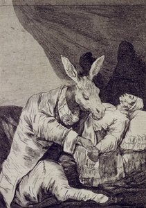 彼はどのような病気で死ぬのかCapricho No 40 作： Francisco de Goya