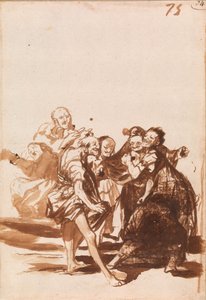 老人の歌と踊り 作： Francisco de Goya