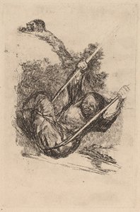 ブランコに乗る老婆 作： Francisco de Goya