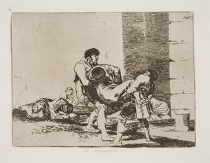 墓地へ行く途中 (56) 作： Francisco de Goya