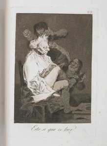 ロスカプリチョスのプレート、1797年〜1798年 作： Francisco de Goya