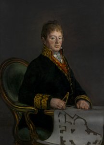 ドン・ファン・アントニオ・クエルボの肖像 作： Francisco de Goya