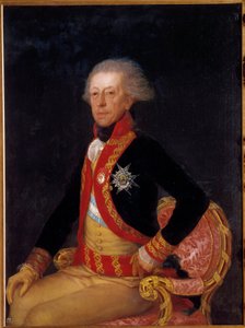 ドン・アントニオ・リカルドス将軍の肖像 フランシスコ・デ・ゴヤ（1746-1828）の絵画 18世紀 日1,12 X 0,84 m マドリード、プラド美術館 作： Francisco de Goya