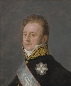 アロイス王子の肖像ヴェンツェルフォンカウニッツリートベルク1774-1848 作： Francisco de Goya