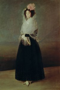 カルピオ伯爵夫人の肖像（1757-95）マルケサデラソラナ、1793年頃