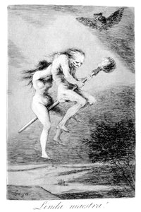 きれいな先生！、1799 作： Francisco de Goya