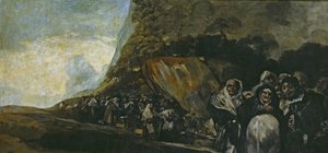 聖所の行列 作： Francisco de Goya