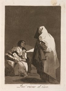 ココナッツがやってくる (Here Comes the Bogey-Man) 作： Francisco de Goya
