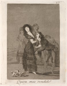 Quien mas rendido? （どちらがより多くの勝利を収めていますか？） 作： Francisco de Goya