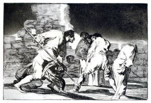 怒りの謎、1819-1823 作： Francisco de Goya