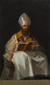 聖アンブローズ 作： Francisco de Goya