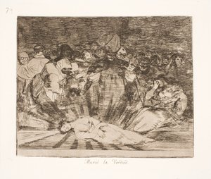 真実は死んだ (79) 作： Francisco de Goya