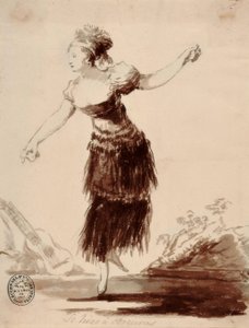 Se hizo a oscuras (彼女は影によって作られた) 作： Francisco de Goya
