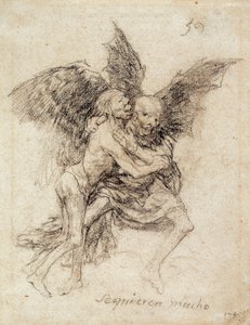 Se quieren mucho（彼らはお互いをとても愛しています。 作： Francisco de Goya