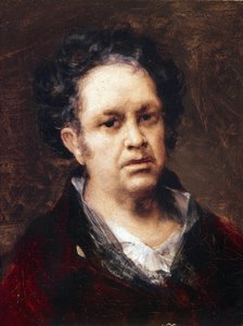 69歳の自画像（油彩・キャンバス 作： Francisco de Goya