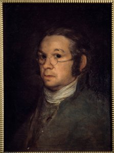 自身の肖像画 フランシスコ・デ・ゴヤ（1746-1828） 19世紀 日。0,54x0,39 m バイヨンヌ、ボナ美術館 - 自画像。フランシスコ・デ・ゴヤ(1746-1828)の絵画 作： Francisco de Goya