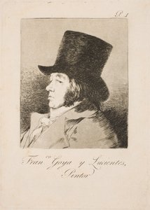 自画像 作： Francisco de Goya
