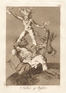 Subir y bajar (To Rise and To Fall) 作： Francisco de Goya