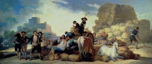 夏、または収穫 作： Francisco de Goya