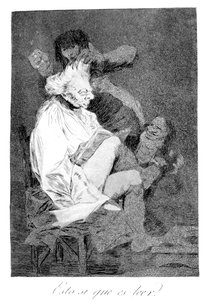 それは確かに読むことができている、1799 作： Francisco de Goya