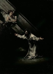 庭の苦しみ 作： Francisco de Goya