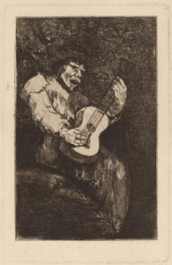 盲目の歌手 作： Francisco de Goya