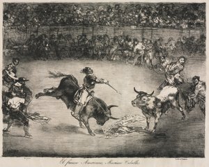 ボルドーの雄牛：有名なアメリカ人、マリアーノ・セバージョス 作： Francisco de Goya